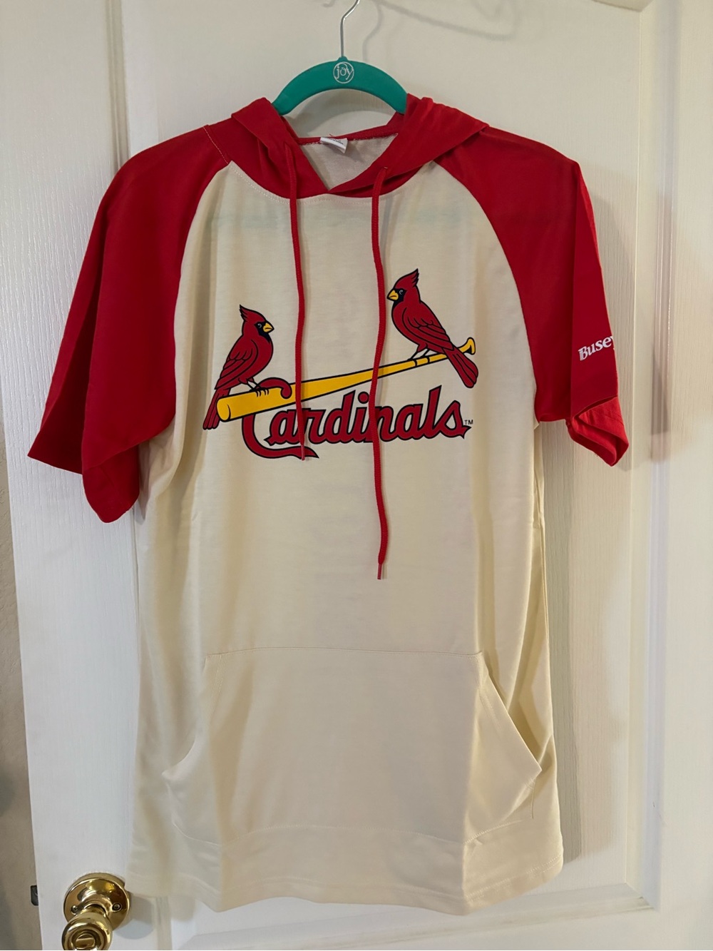 Cardinals Red & Cream Pullover Hoodie Top